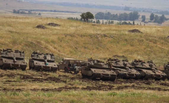 צה"ל מעלה שיריון וארטילריה לרמת הגולן
