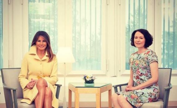 זורחת: מלניה מאמצת את הטרנד הכי נכון כרגע