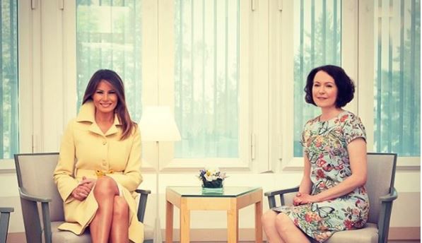 זורחת: מלניה מאמצת את הטרנד הכי נכון כרגע