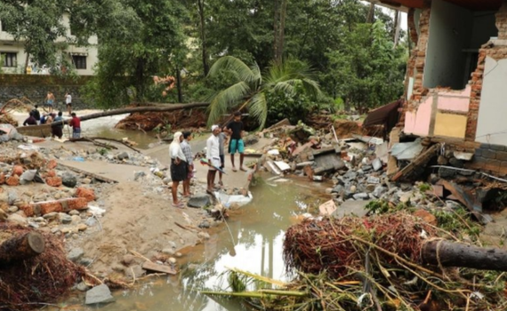 הודו: מעל 300 הרוגים בשיטפונות בדרום המדינה