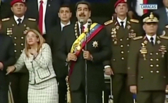 בשידור חי: נסיון התנקשות בנשיא ונצואלה. צפו