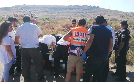 נער בן 14 נפצע אנוש אחרי שקפץ מגשר לירדן