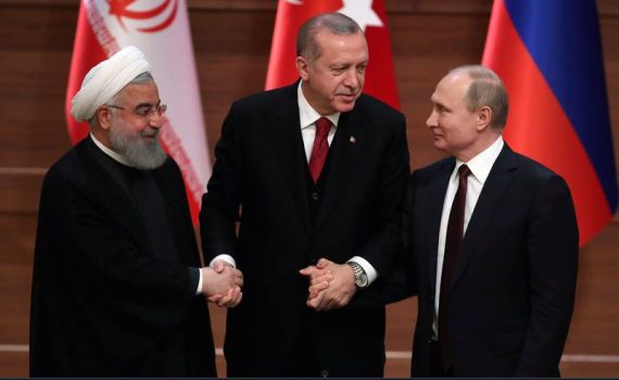 פסגה משולשת: פוטין ייפגש עם רוחאני וארדואן