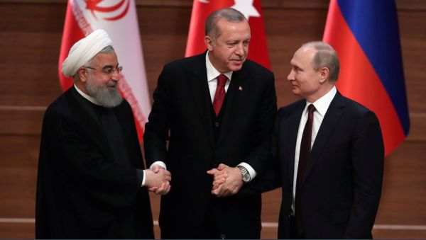 פסגה משולשת: פוטין ייפגש עם רוחאני וארדואן