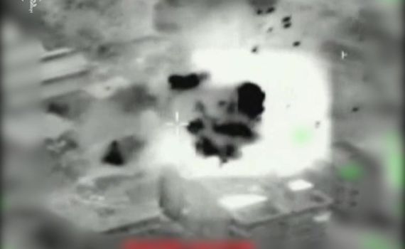 עשרות מטוסים,140 תקיפות; כך זה נראה. צפו