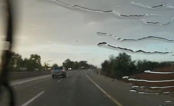 'אחת לכמה שנים': צפו:גשם ירד הבוקר בנגב המערבי