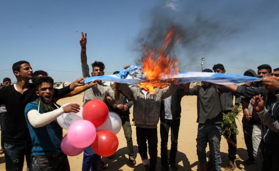 צה"ל תקף בשבת שתי חוליות של מחבלי בלונים