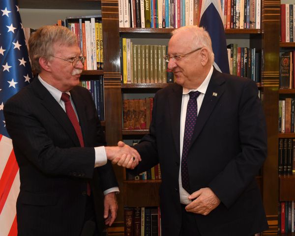 בולטון לנשיא: "אלו זמנים מאתגרים לארה"ב וישראל"