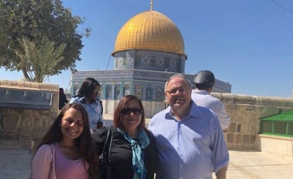 קונסול ישראל בניו יורק עלה אל הר הבית