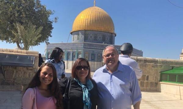 קונסול ישראל בניו יורק עלה אל הר הבית