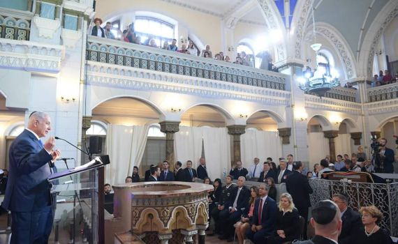 נתניהו בווילנה: "ישראל היא המגן של אירופה"