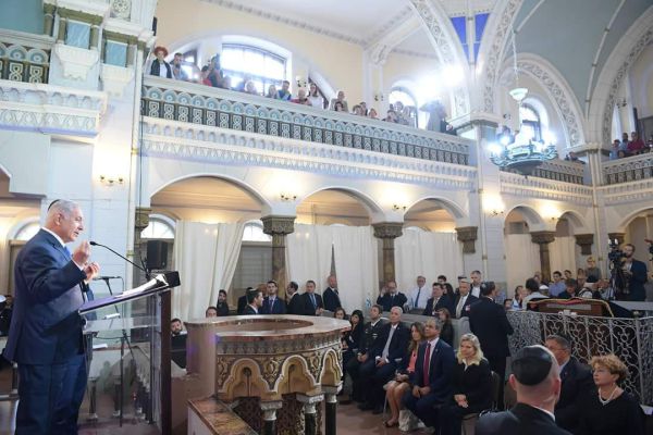 נתניהו בווילנה: "ישראל היא המגן של אירופה"