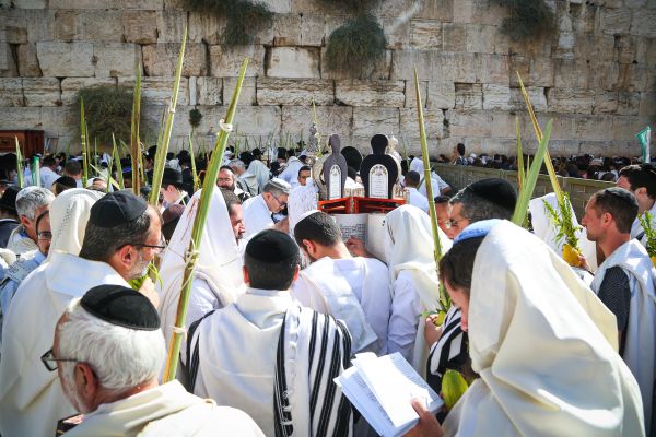 צפו: רבבות במעמד ברכת הכהנים בכותל המערבי