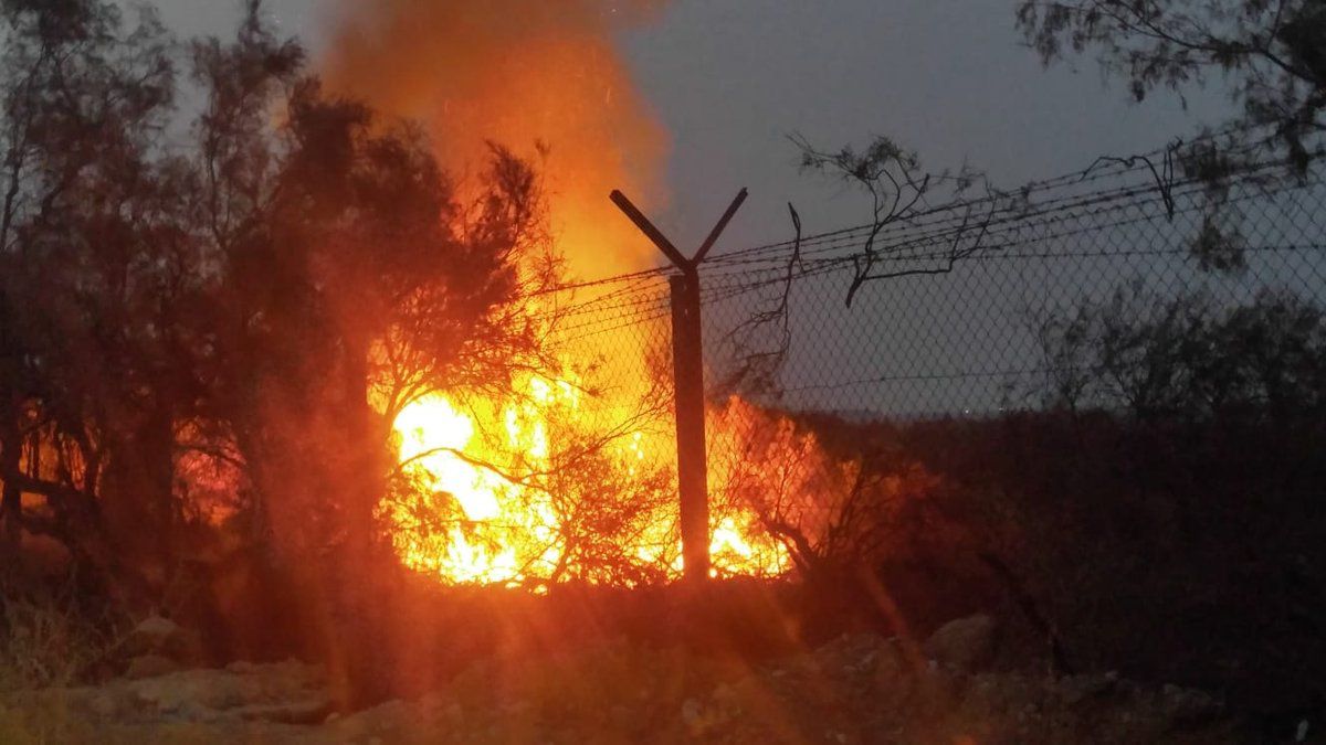 התחדשה השריפה בעינות צוקים ליד ים המלח