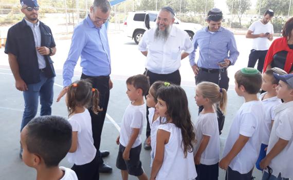 תיעוד האזעקה • השר לוין בתקוע: ״התיישבות חזקה"