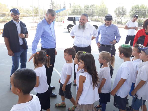 תיעוד האזעקה • השר לוין בתקוע: ״התיישבות חזקה"