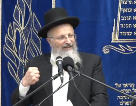 צפו: הרב שמואל אליהו בהכנה ליום הכיפורים