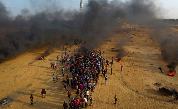 סופ"ש מתוח: צה"ל תקף חוליות ששיגרו בלוני תבערה