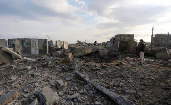 דיונות? כך נראית עזה אחרי תקיפת חיל האוויר. תיעוד