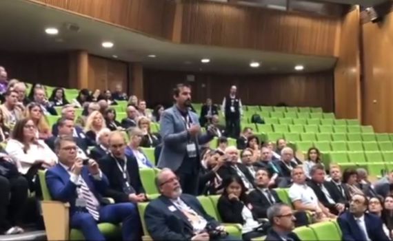 צפו: העיתונאי הנוצרי הפתיע את יו"ר הכנסת