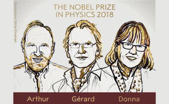 חקר הלייזר: שלושה זכו בפרס נובל לפיזיקה