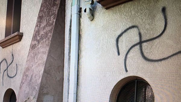 פעמיים בחצי שנה: בית הכנסת האייקוני בצרפת הושחת