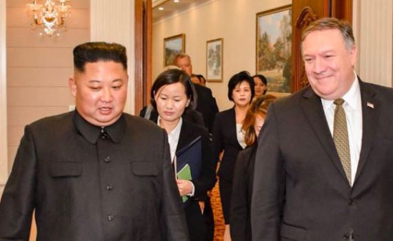 ממשיכים במאמצים: פומפאו נפגש עם קים ג'ונג און