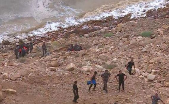 17 ילדים ירדנים נהרגו בשטפון; צה"ל מסייע בחילוץ