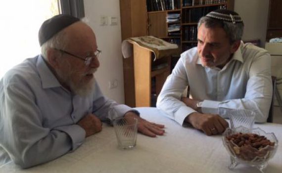 בעקבות השמועות, הרב דב ליאור במסר לאלקין