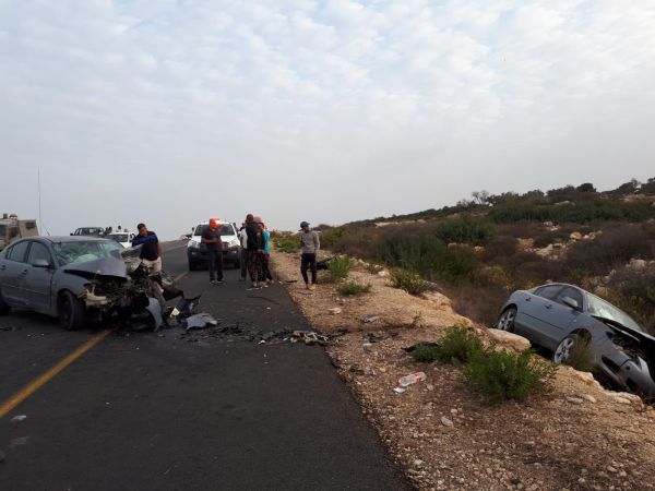 צפון השומרון: 3 פצועים בתאונת דרכים קשה