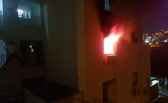 אסון בביתר עילית: שני ילדים נספו בשריפה