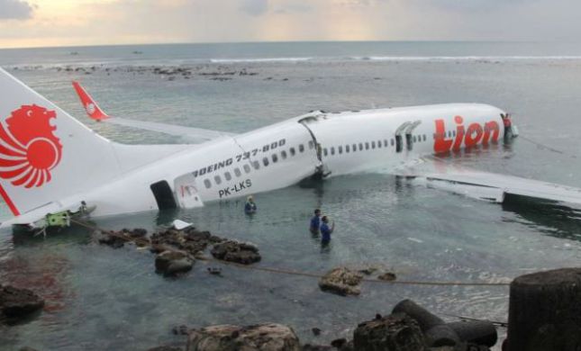  אסון באוויר: מטוס עם 188 נוסעים התרסק באינדונזיה
