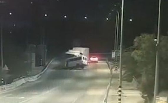 תיעוד קשה: רגע התאונה הקטלנית בכביש 90. צפו