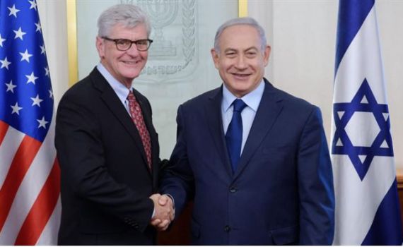 המושל האמריקני בישראל: "ידיד אמת מבורך"