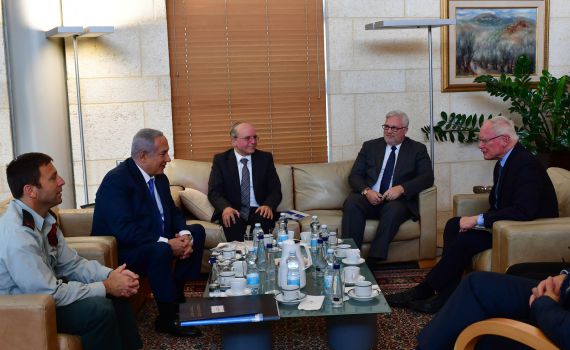 נתניהו נפגש עם השליח האמריקני לנושא סוריה