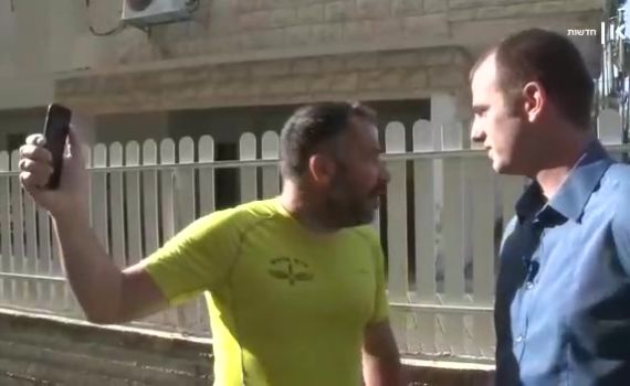 רק נבחר; ראש עיריית טבריה השתולל מול המצלמה