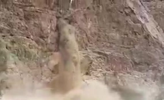 צפו: השיטפונות גודשים את מדבר יהודה