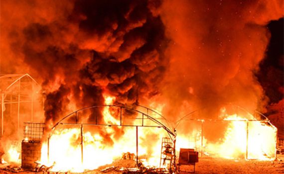 מחבל חדר מעזה והצית חממה ליד נתיב העשרה