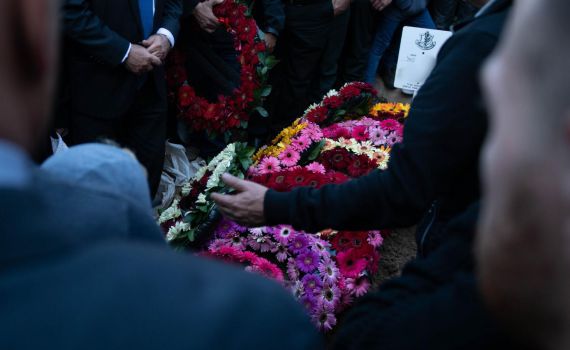 התמונות שניתן להראות מהלווית סא"ל מ' הי"ד