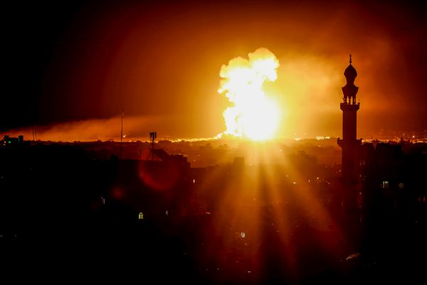 חילופי אש בעזה: עשרה שיגורים נורו לעבר ישראל