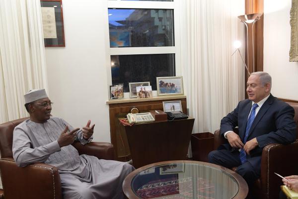 נשיא צ'אד לנתניהו: "זהו עידן חדש של שיתוף פעולה"