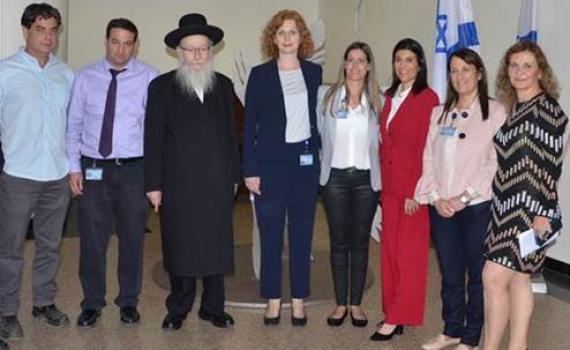 סגן שר הבריאות יעקב ליצמן ביקר במרכז הרפואי וולפסון