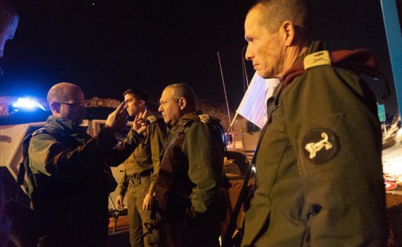 אייזנקוט בזירת הפיגוע: יתוגברו כוחות בתקופה הקרובה