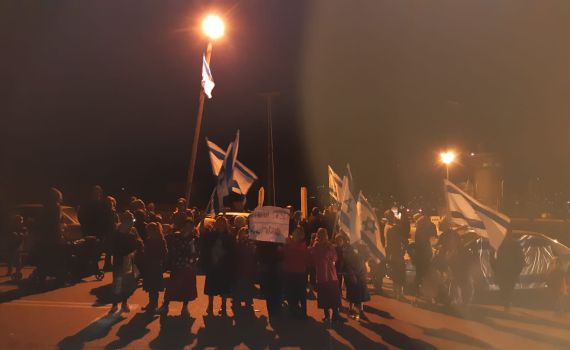 צפו: הפגנות ברחבי הארץ להחזיר את הביטחון ליו"ש