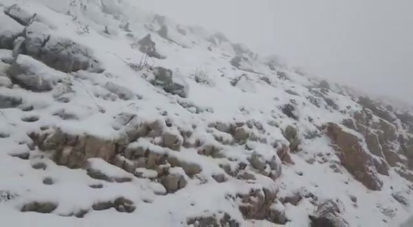 בוקר חורפי: עלייה במפלס הכנרת והחרמון נצבע בלבן