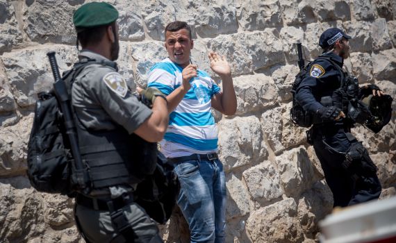 נעצר פלסטיני החשוד בגניבת רכב ופריצת מחסום