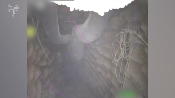 תיעוד: מנהרת הטרור נחפרה בלבנון ונחשפה בישראל