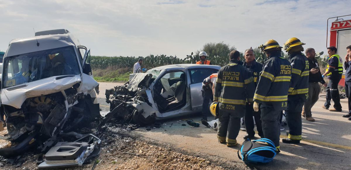 שני הרוגים בתאונת דרכים קטלנית בדרום