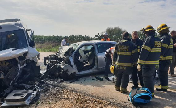 שני הרוגים בתאונת דרכים קטלנית בדרום