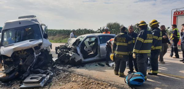 שני הרוגים בתאונת דרכים קטלנית בדרום